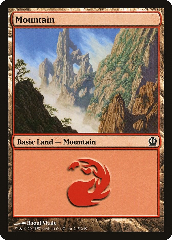 Image for Mountain (245) (245) [Theros] - Magic: The Gathering