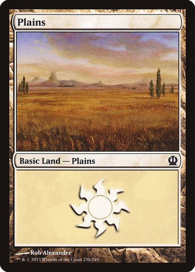 Image for Plains (230) (230) [Theros] - Magic: The Gathering