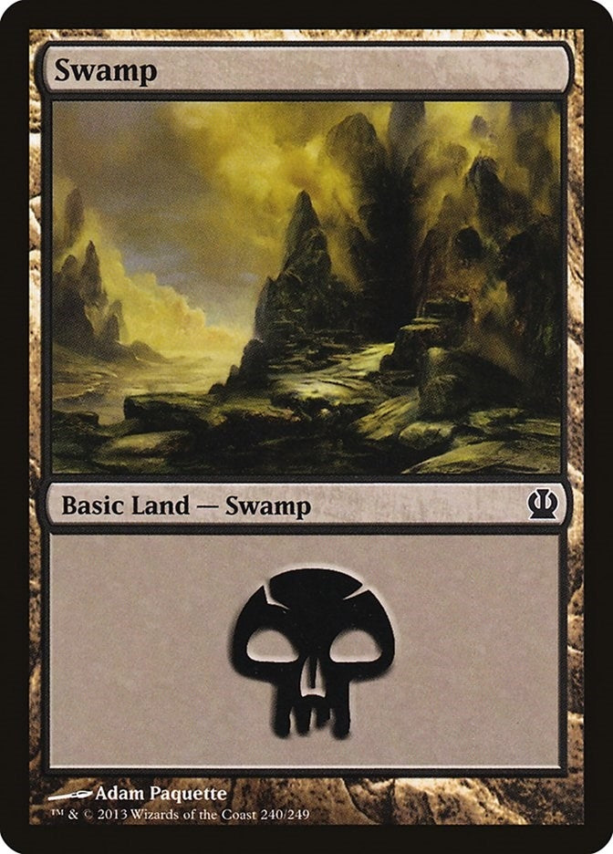 Image for Swamp (240) (240) [Theros] - Magic: The Gathering