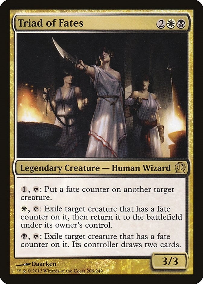 Image for Triad of Fates (206) [Theros] - Magic: The Gathering