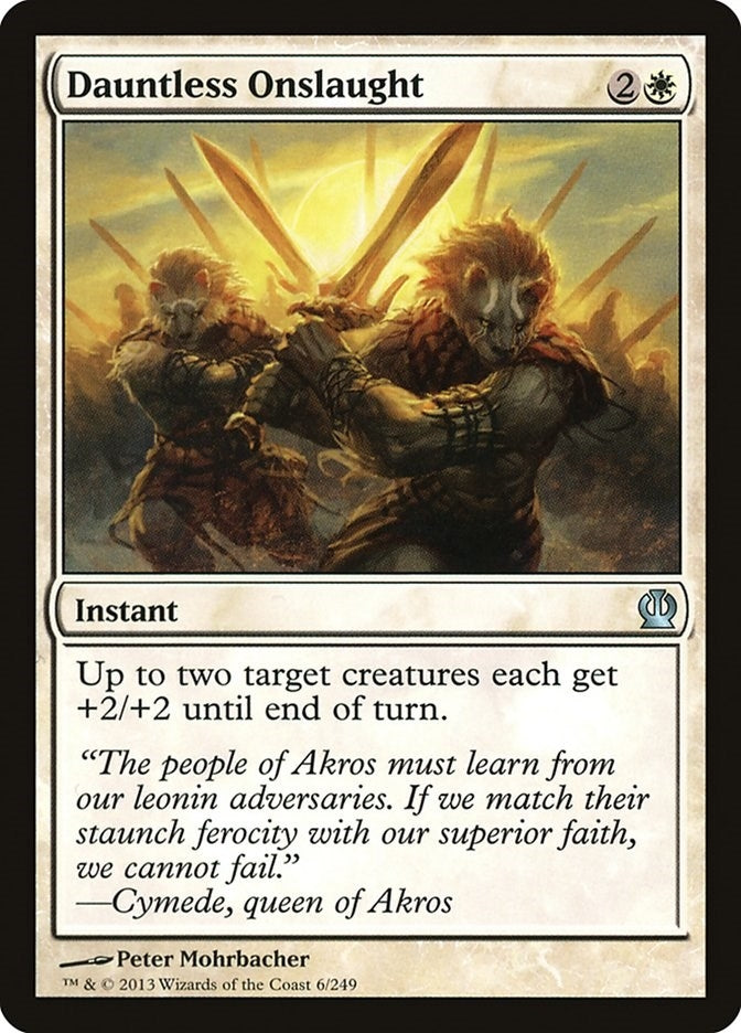 Image for Dauntless Onslaught (6) [Theros] - Magic: The Gathering