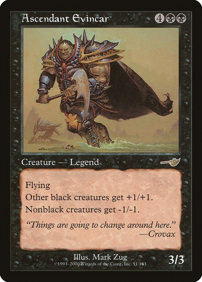 Image for Ascendant Evincar (51) [Nemesis] - Magic: The Gathering