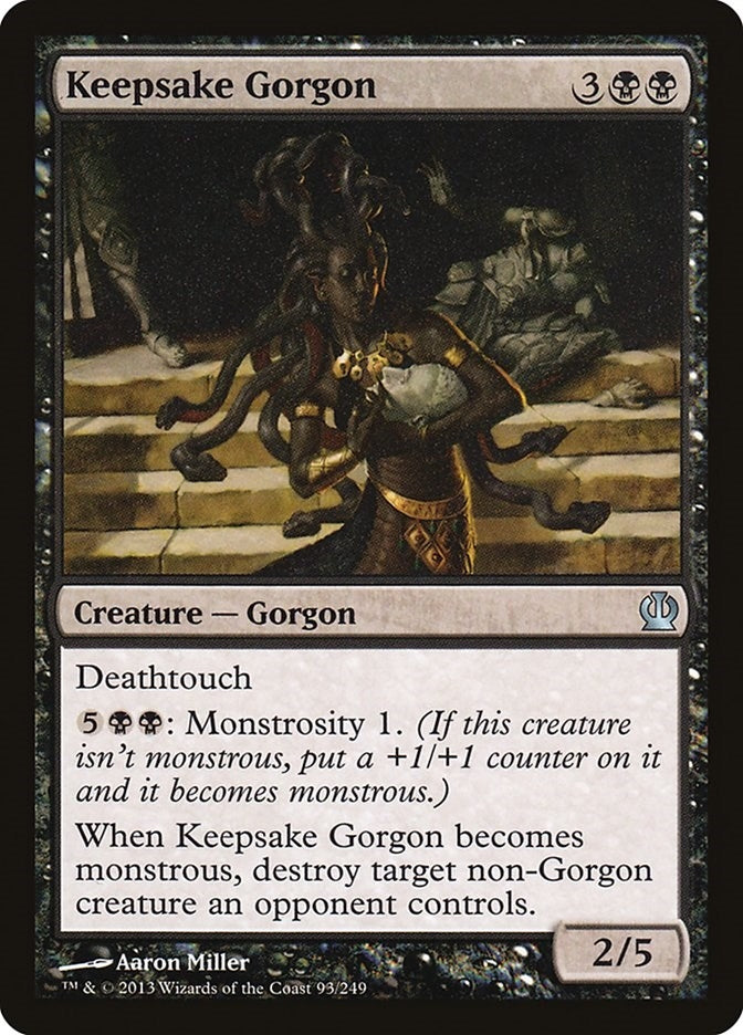 Image for Keepsake Gorgon (93) [Theros] - Magic: The Gathering