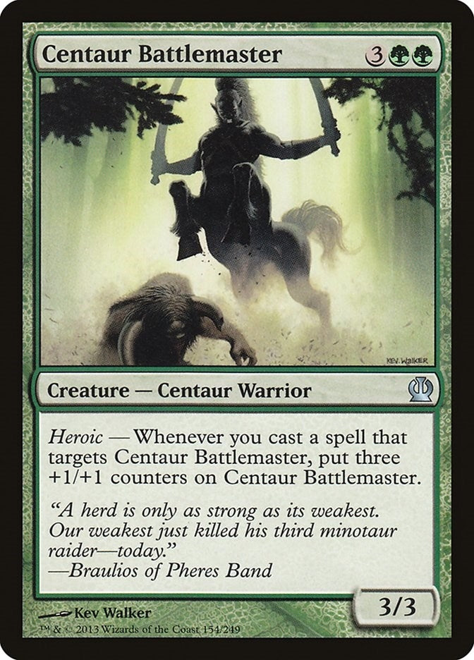 Image for Centaur Battlemaster (154) [Theros] - Magic: The Gathering