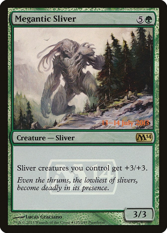 Image for Megantic Sliver (185) [Prerelease Cards] - Magic: The Gathering