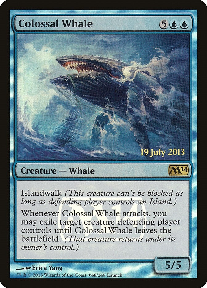 Image for Colossal Whale (48) [Launch Party & Release Event Promos] - Magic: The Gathering