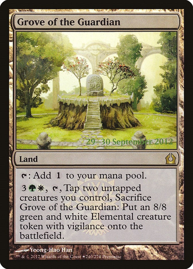 Image for Grove of the Guardian (240) [Prerelease Cards] - Magic: The Gathering