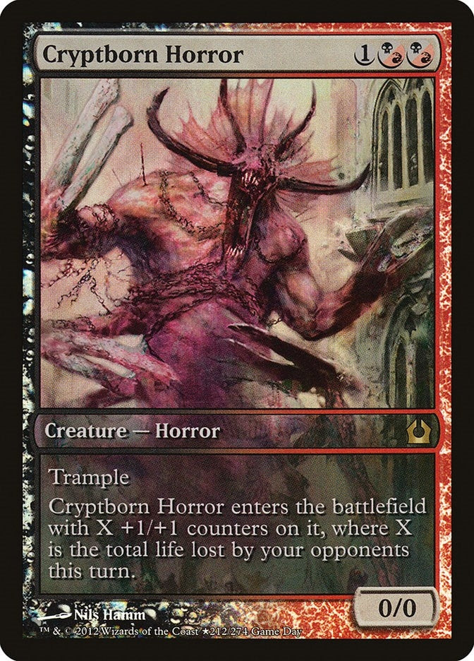 Image for Cryptborn Horror (212) [Game Day & Store Championship Promos] - Magic: The Gathering