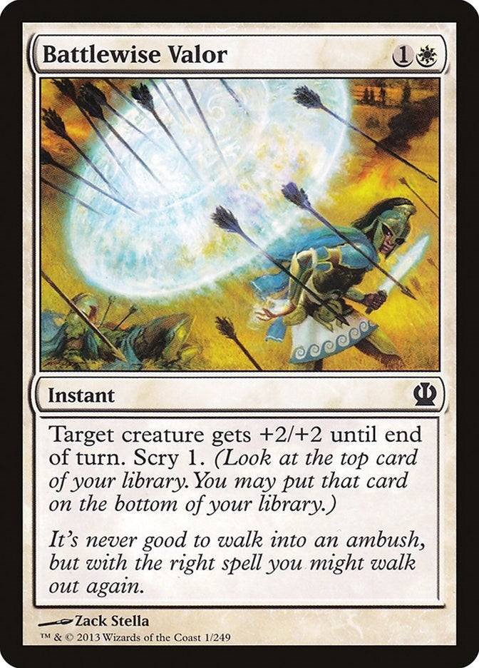 Image for Battlewise Valor (1) [Theros] - Magic: The Gathering
