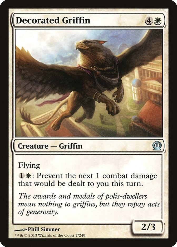 Image for Decorated Griffin (7) [Theros] - Magic: The Gathering