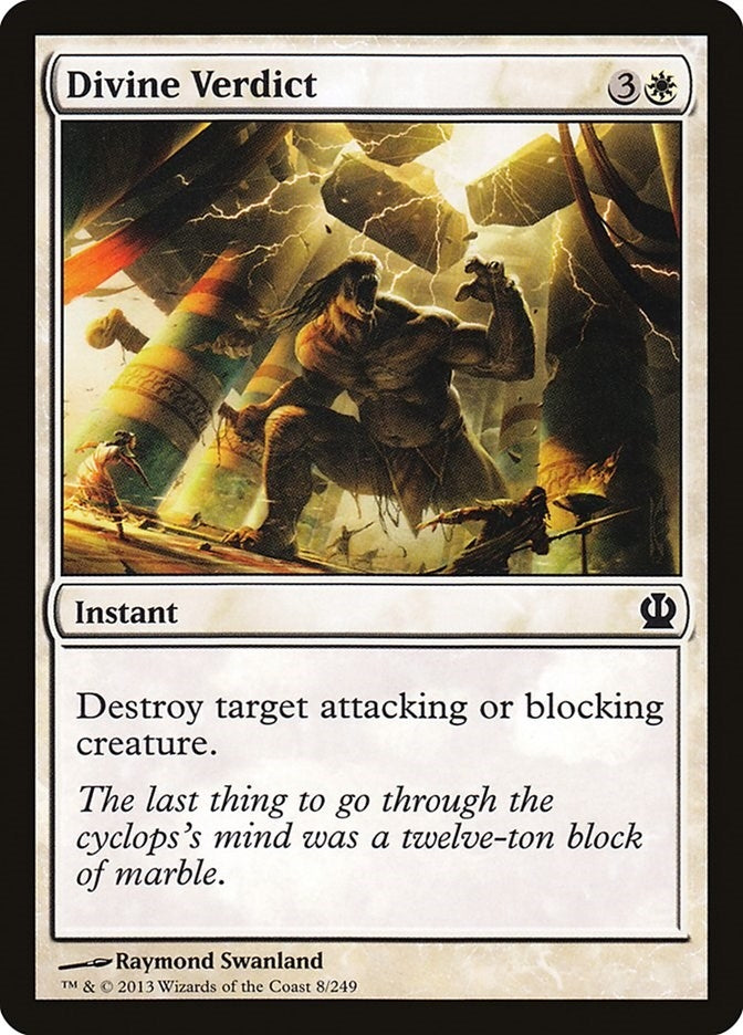 Image for Divine Verdict (8) [Theros] - Magic: The Gathering