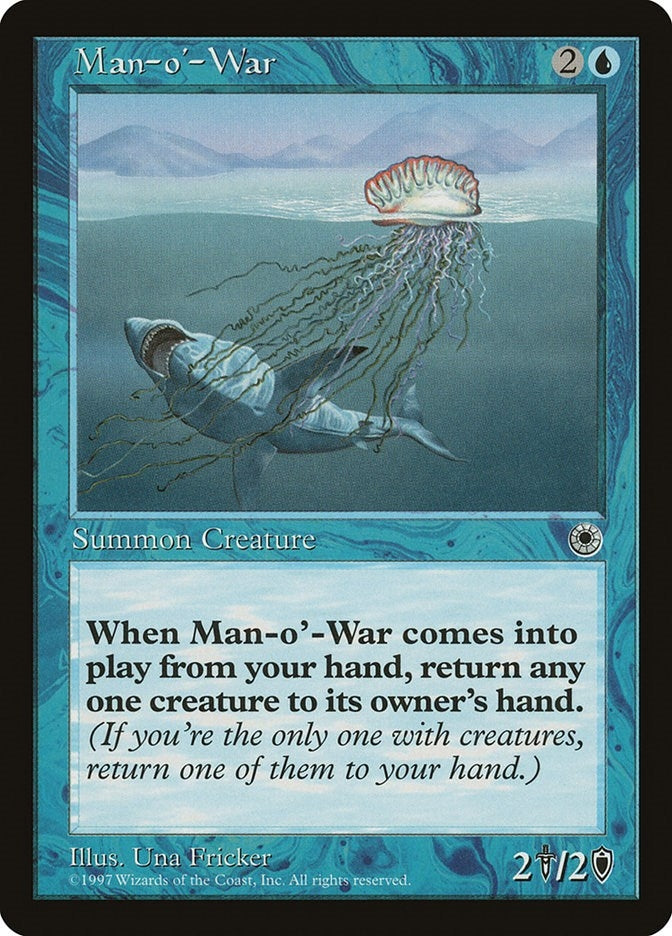 Image for Man-o'-War [Portal] - Magic: The Gathering