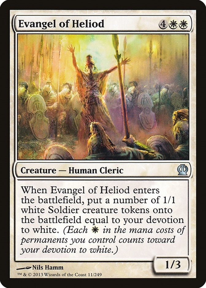 Image for Evangel of Heliod (11) [Theros] - Magic: The Gathering