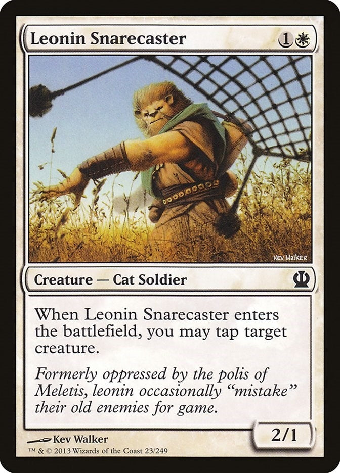 Image for Leonin Snarecaster (23) [Theros] - Magic: The Gathering