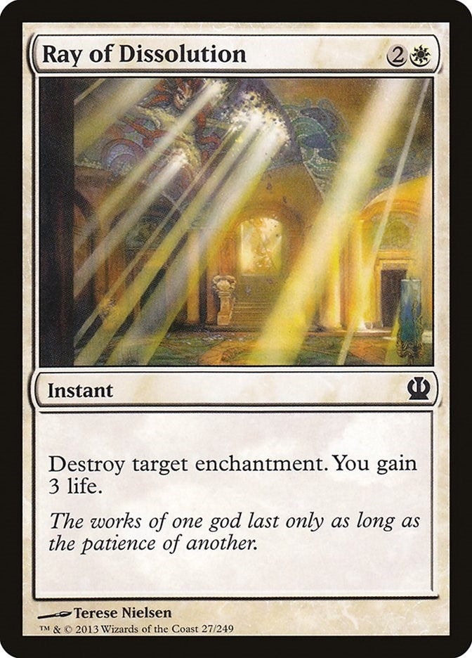 Image for Ray of Dissolution (27) [Theros] - Magic: The Gathering