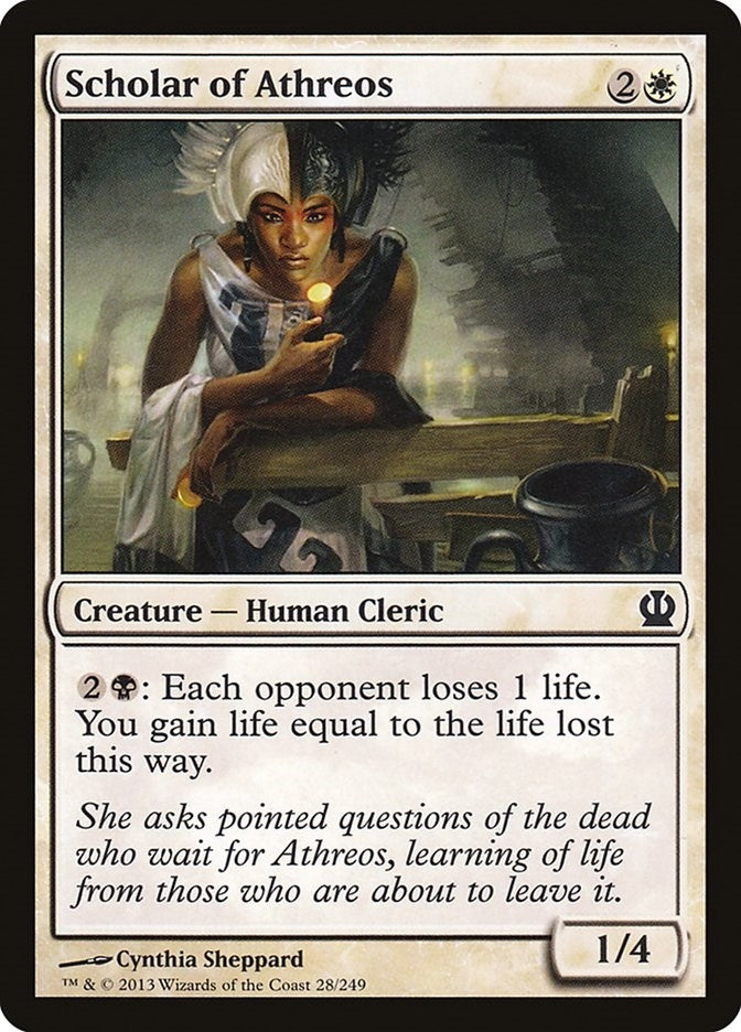 Image for Scholar of Athreos (28) [Theros] - Magic: The Gathering