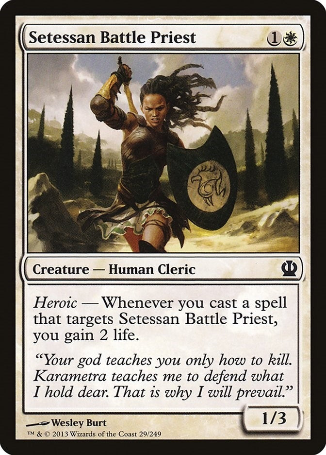 Image for Setessan Battle Priest (29) [Theros] - Magic: The Gathering
