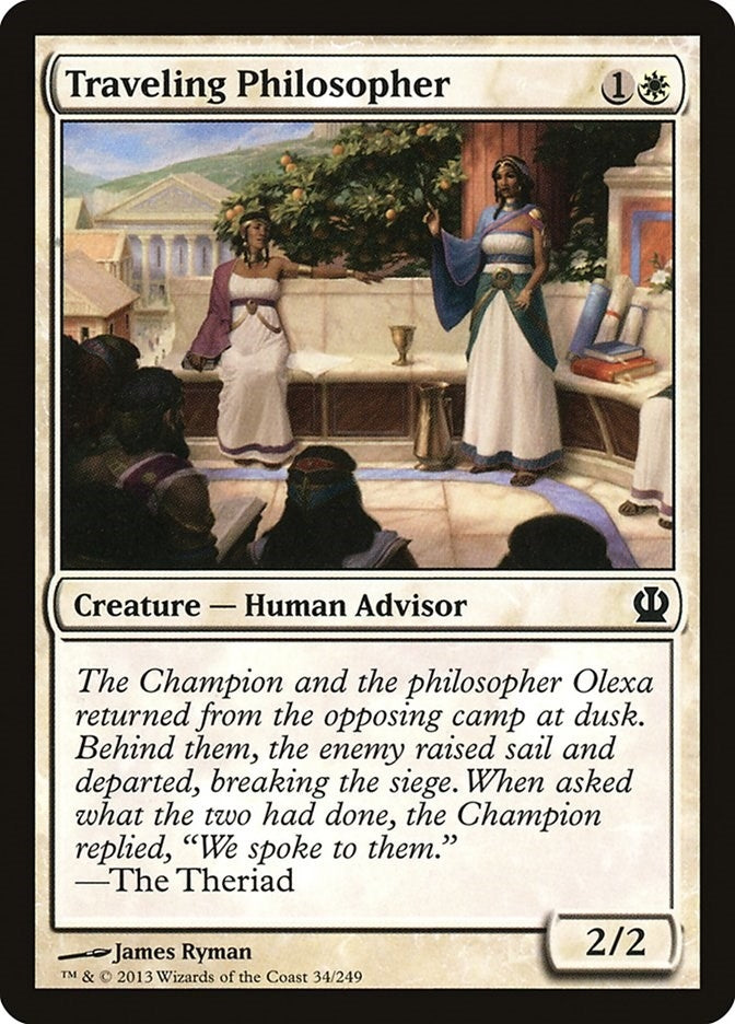 Image for Traveling Philosopher (34) [Theros] - Magic: The Gathering