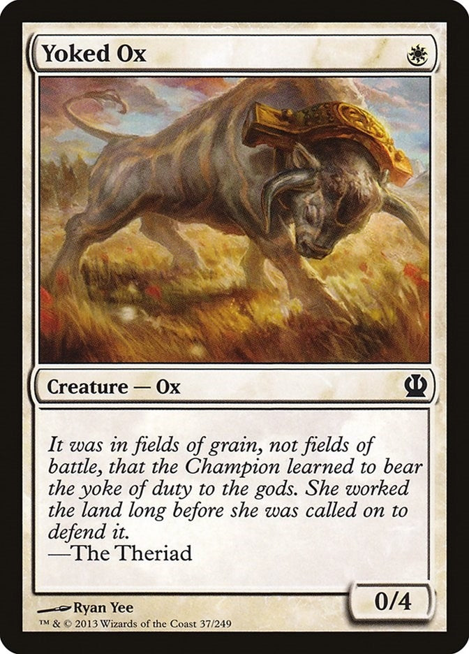 Image for Yoked Ox (37) [Theros] - Magic: The Gathering