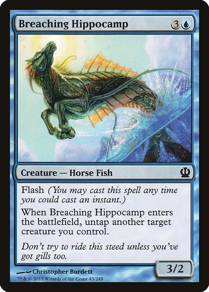 Image for Breaching Hippocamp (43) [Theros] - Magic: The Gathering