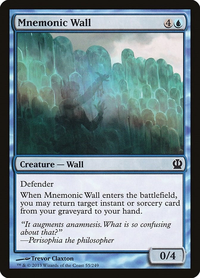Image for Mnemonic Wall (55) [Theros] - Magic: The Gathering