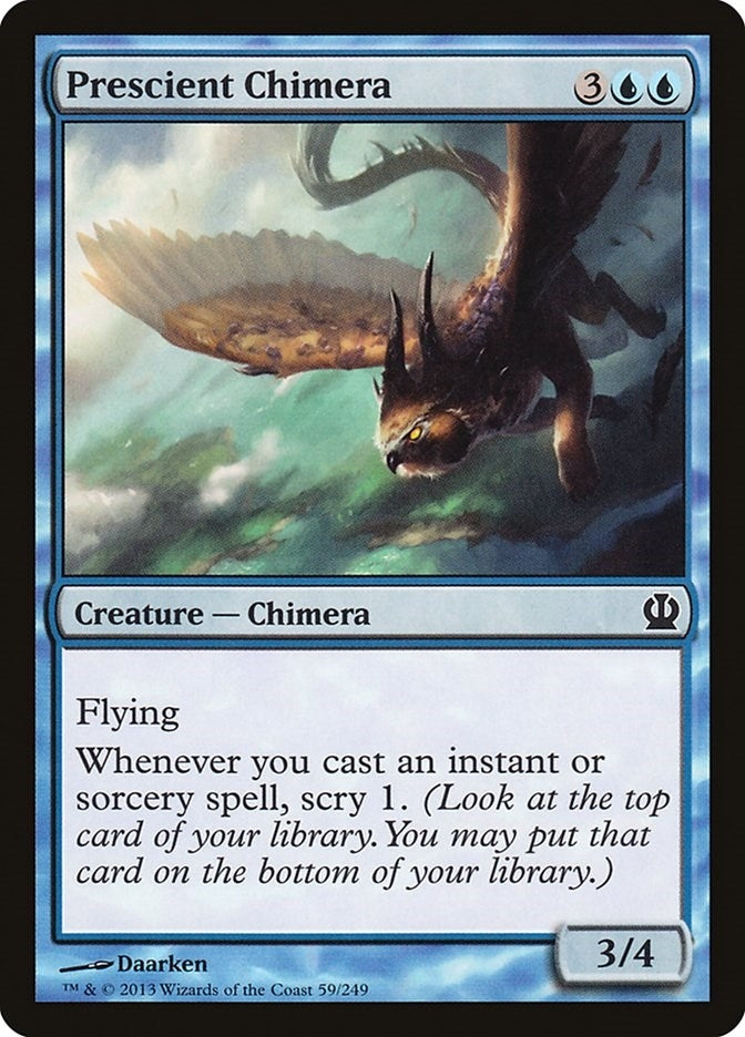 Image for Prescient Chimera (59) [Theros] - Magic: The Gathering