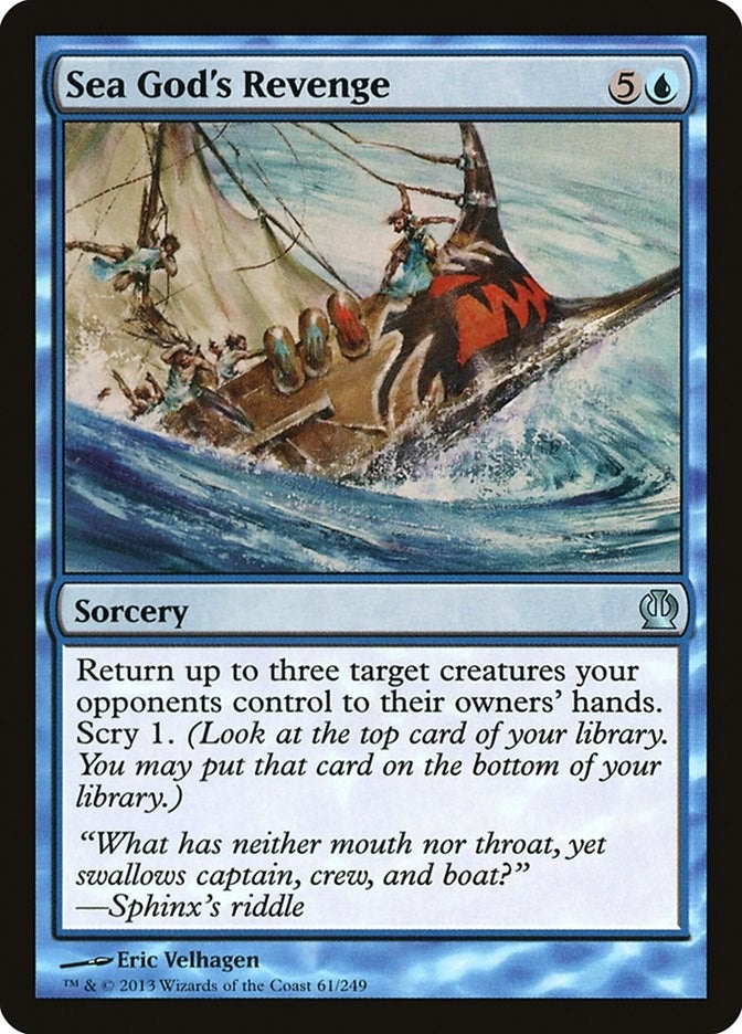 Image for Sea God's Revenge (61) [Theros] - Magic: The Gathering