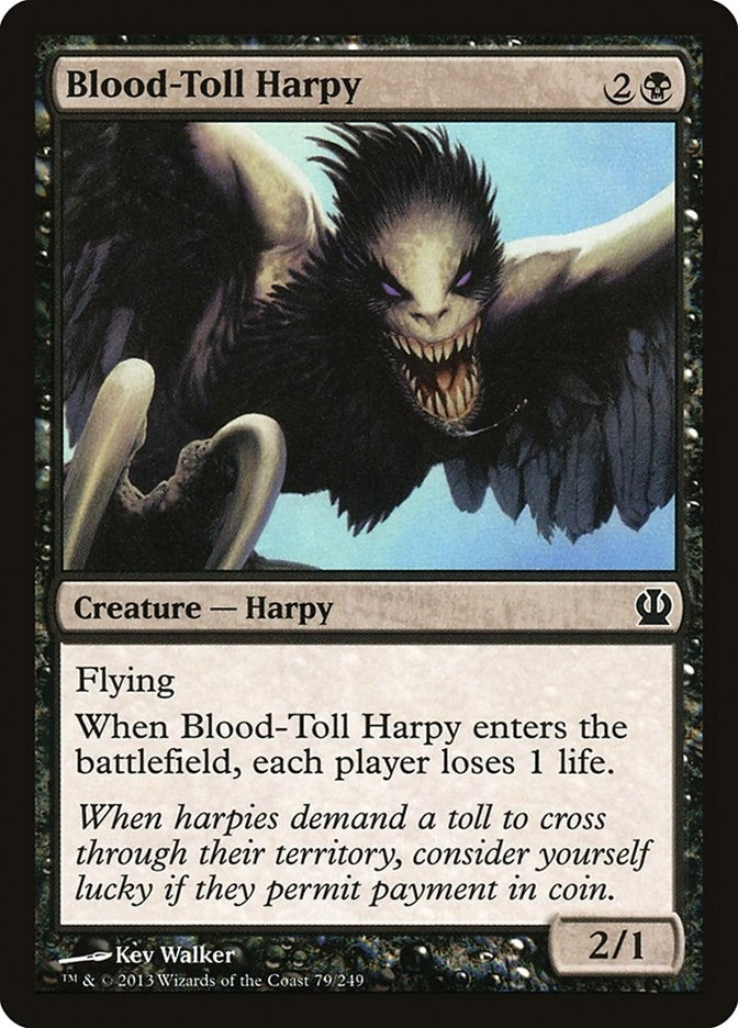 Image for Blood-Toll Harpy (79) [Theros] - Magic: The Gathering