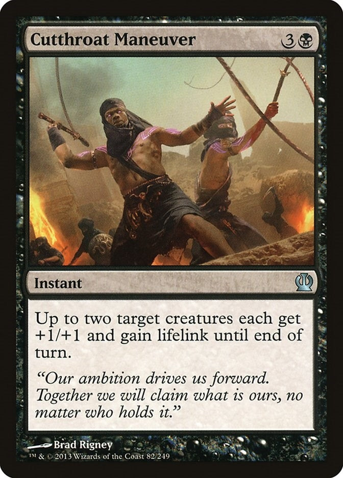 Image for Cutthroat Maneuver (82) [Theros] - Magic: The Gathering