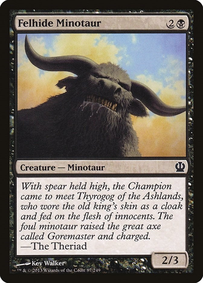 Image for Felhide Minotaur (87) [Theros] - Magic: The Gathering