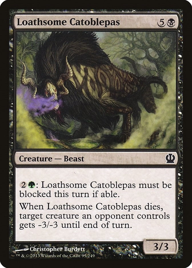 Image for Loathsome Catoblepas (95) [Theros] - Magic: The Gathering