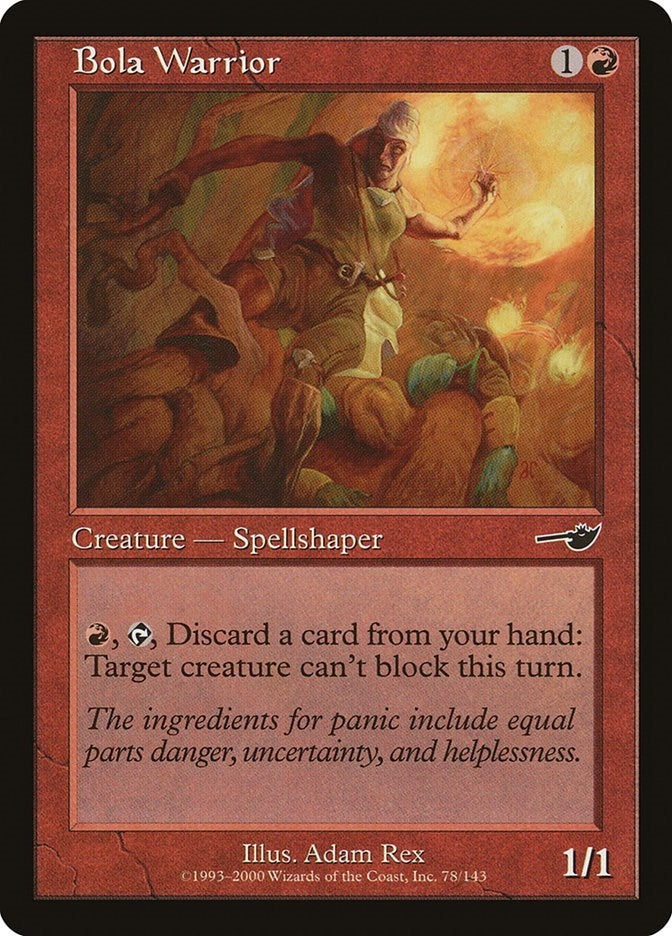 Image for Bola Warrior (78) [Nemesis] - Magic: The Gathering