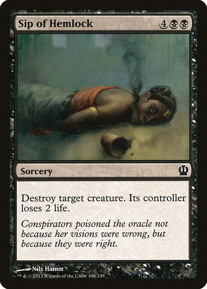 Image for Sip of Hemlock (106) [Theros] - Magic: The Gathering