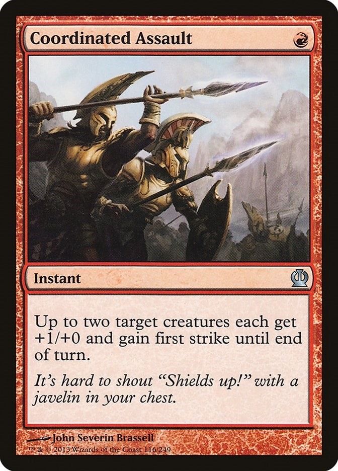 Image for Coordinated Assault (116) [Theros] - Magic: The Gathering