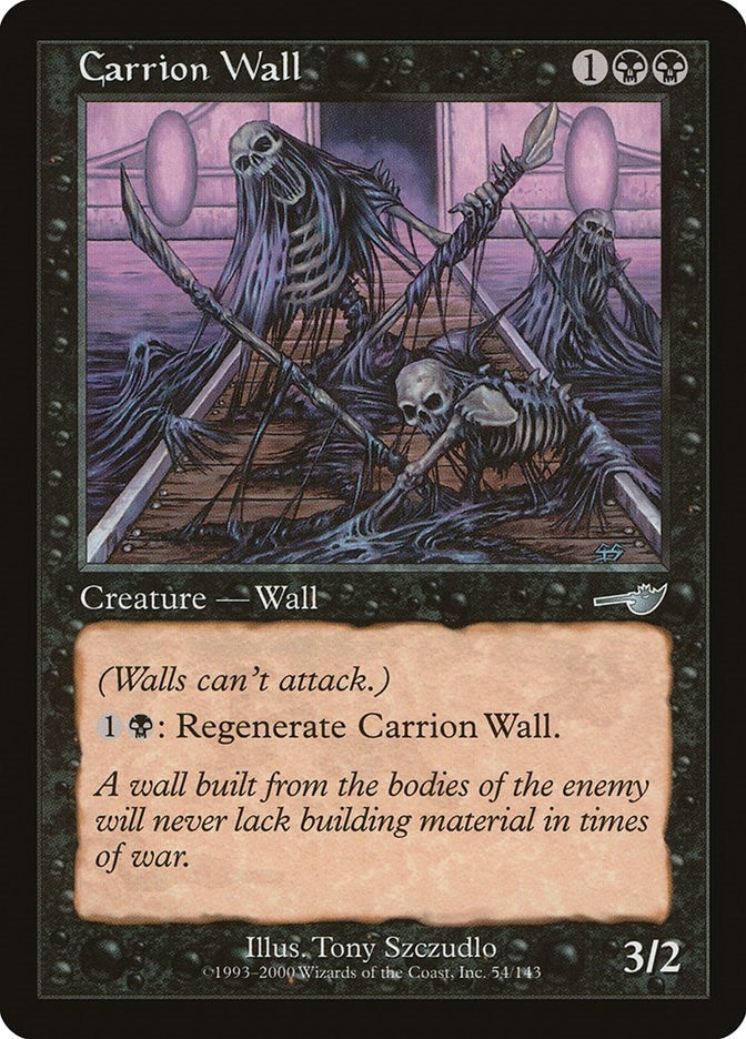 Image for Carrion Wall (54) [Nemesis] - Magic: The Gathering