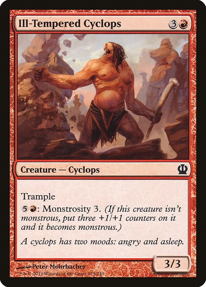 Image for Ill-Tempered Cyclops (125) [Theros] - Magic: The Gathering