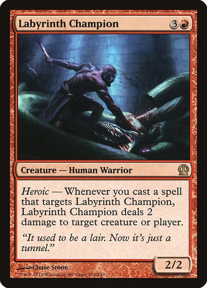 Image for Labyrinth Champion (126) [Theros] - Magic: The Gathering