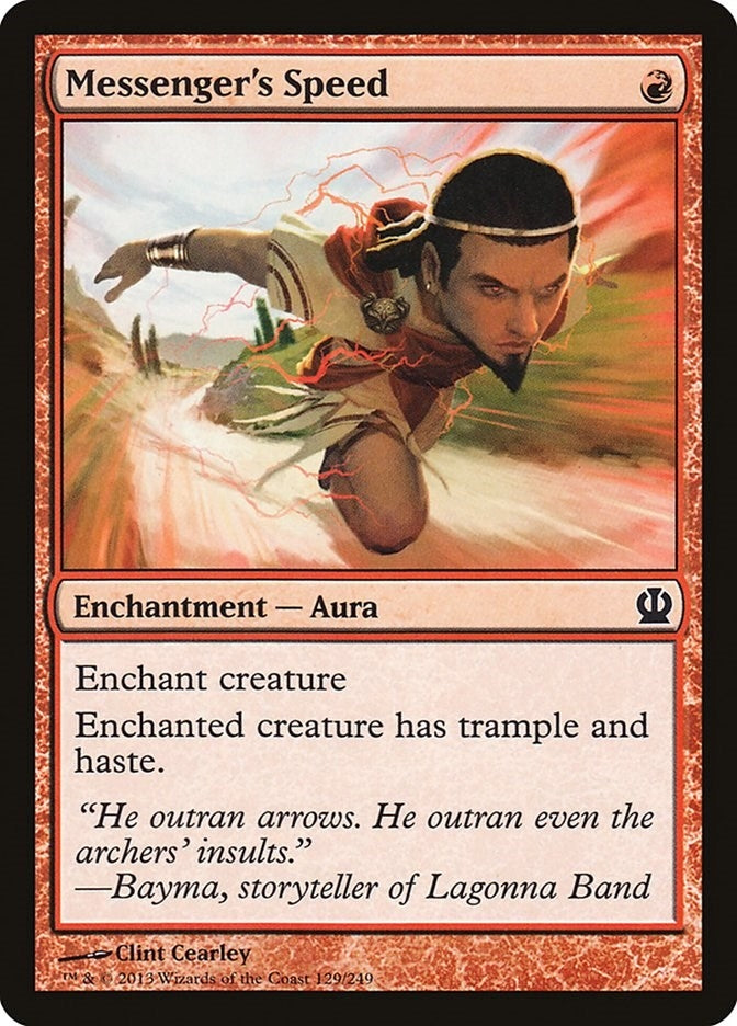 Image for Messenger's Speed (129) [Theros] - Magic: The Gathering