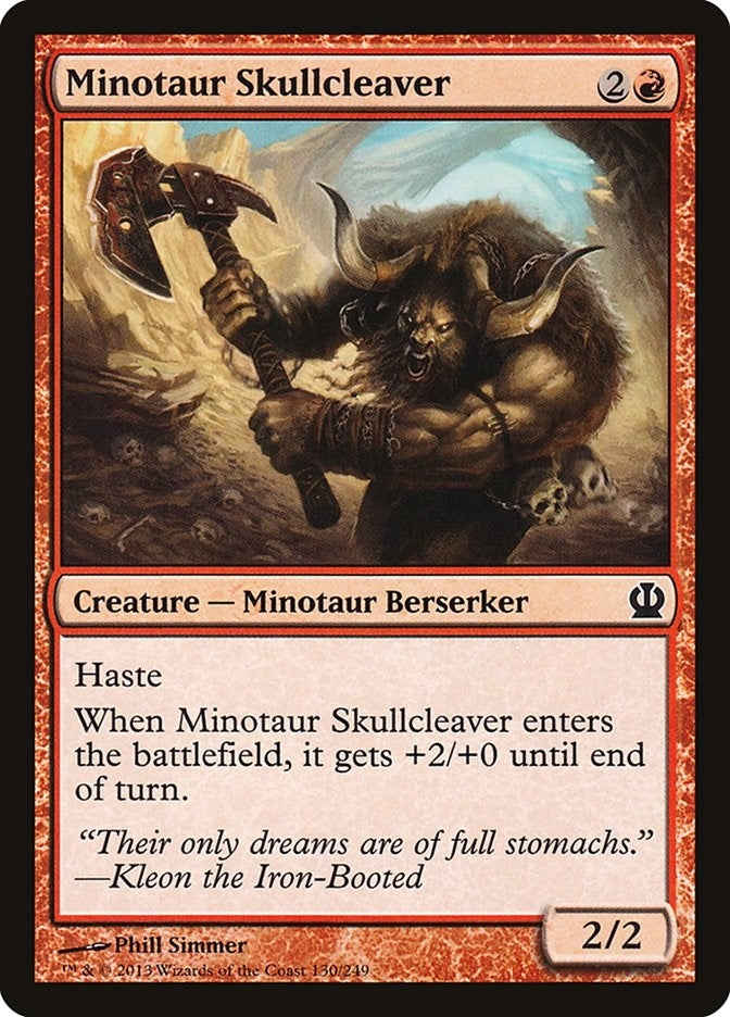 Image for Minotaur Skullcleaver (130) [Theros] - Magic: The Gathering