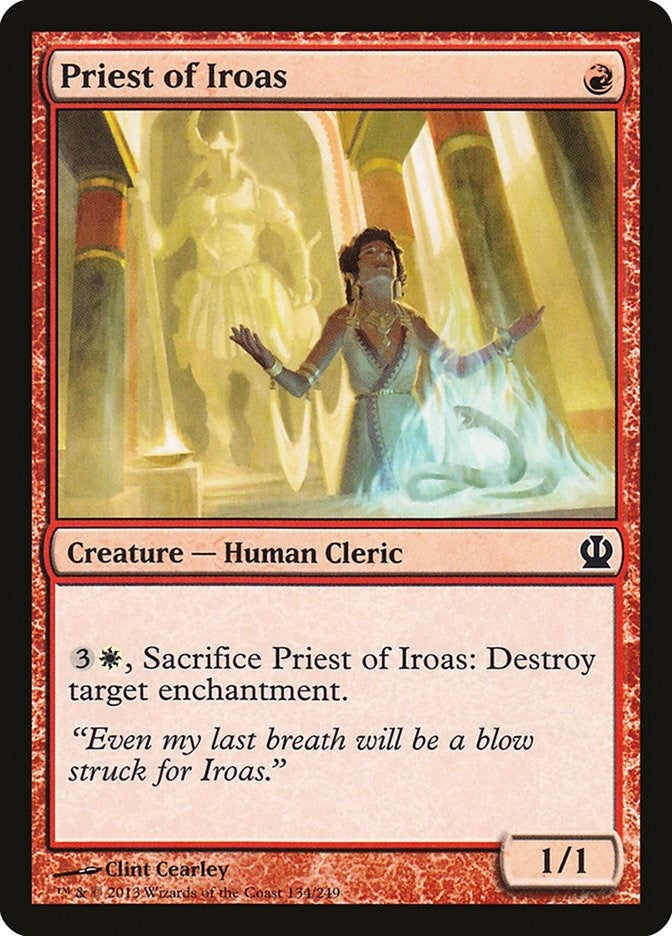 Image for Priest of Iroas (134) [Theros] - Magic: The Gathering