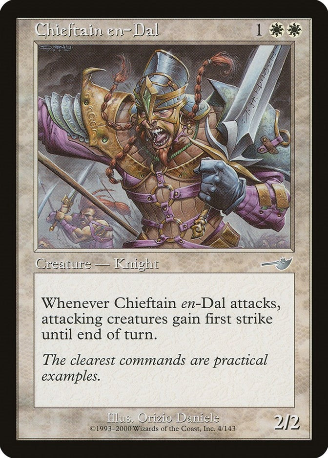 Image for Chieftain en-Dal (4) [Nemesis] - Magic: The Gathering