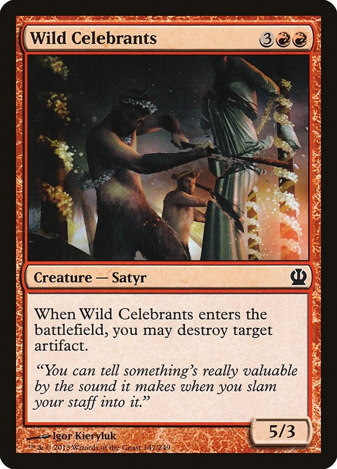 Image for Wild Celebrants (147) [Theros] - Magic: The Gathering