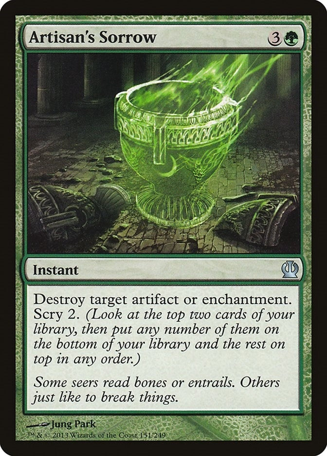 Image for Artisan's Sorrow (151) [Theros] - Magic: The Gathering