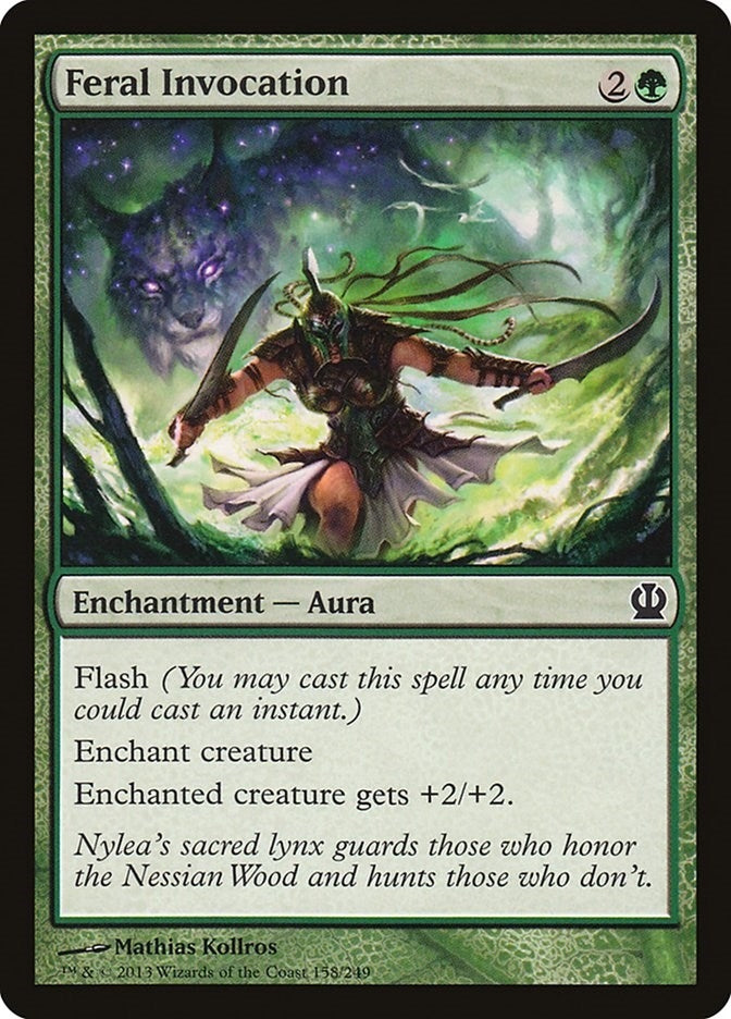 Image for Feral Invocation (158) [Theros] - Magic: The Gathering