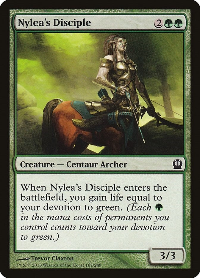 Image for Nylea's Disciple (167) [Theros] - Magic: The Gathering