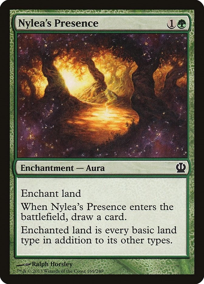 Image for Nylea's Presence (169) [Theros] - Magic: The Gathering
