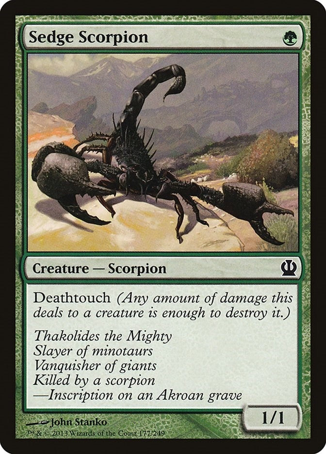 Image for Sedge Scorpion (177) [Theros] - Magic: The Gathering