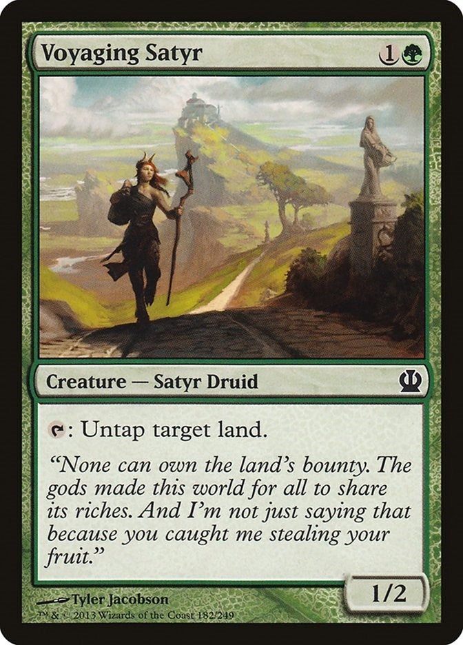 Image for Voyaging Satyr (182) [Theros] - Magic: The Gathering