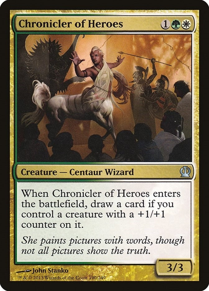Image for Chronicler of Heroes (190) [Theros] - Magic: The Gathering