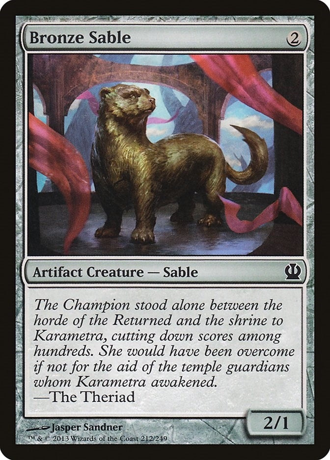 Image for Bronze Sable (212) [Theros] - Magic: The Gathering
